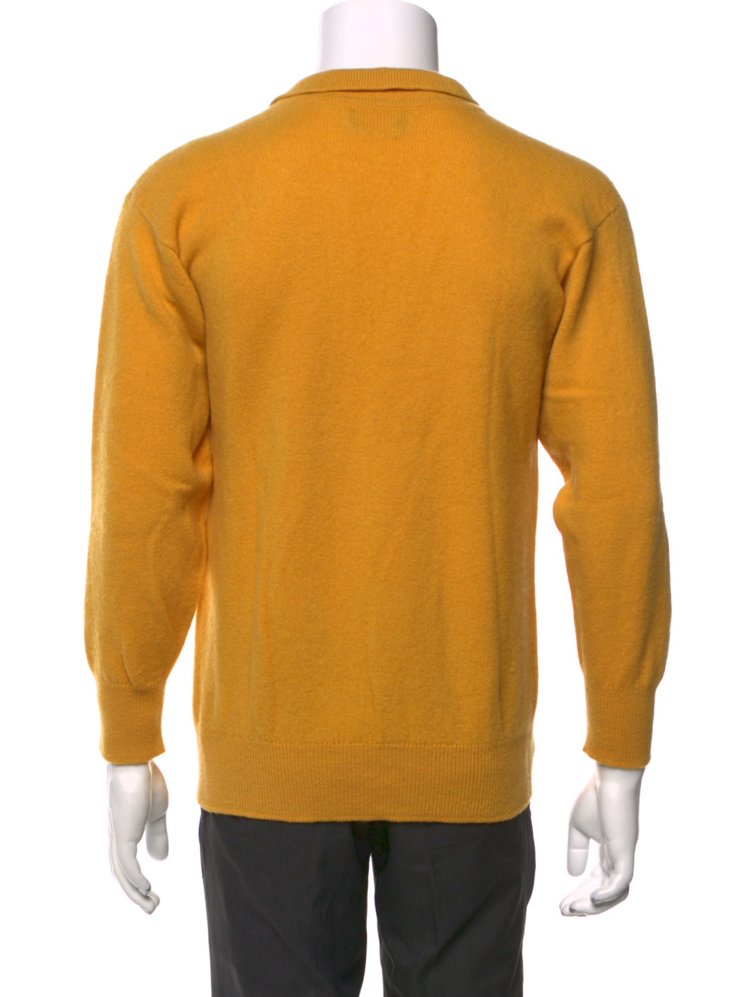 Johnstons of Elgin Lambswool Collar Polo Sweater